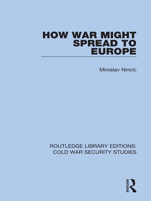 cover image of How War Might Spread to Europe